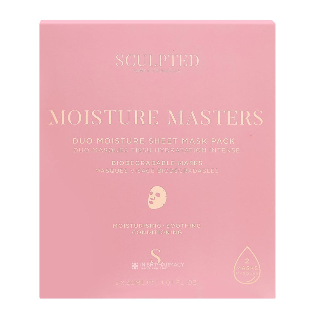 Sculpted by Aimee Moisture Masters Duo Moisture Sheet Mask 2 Pack