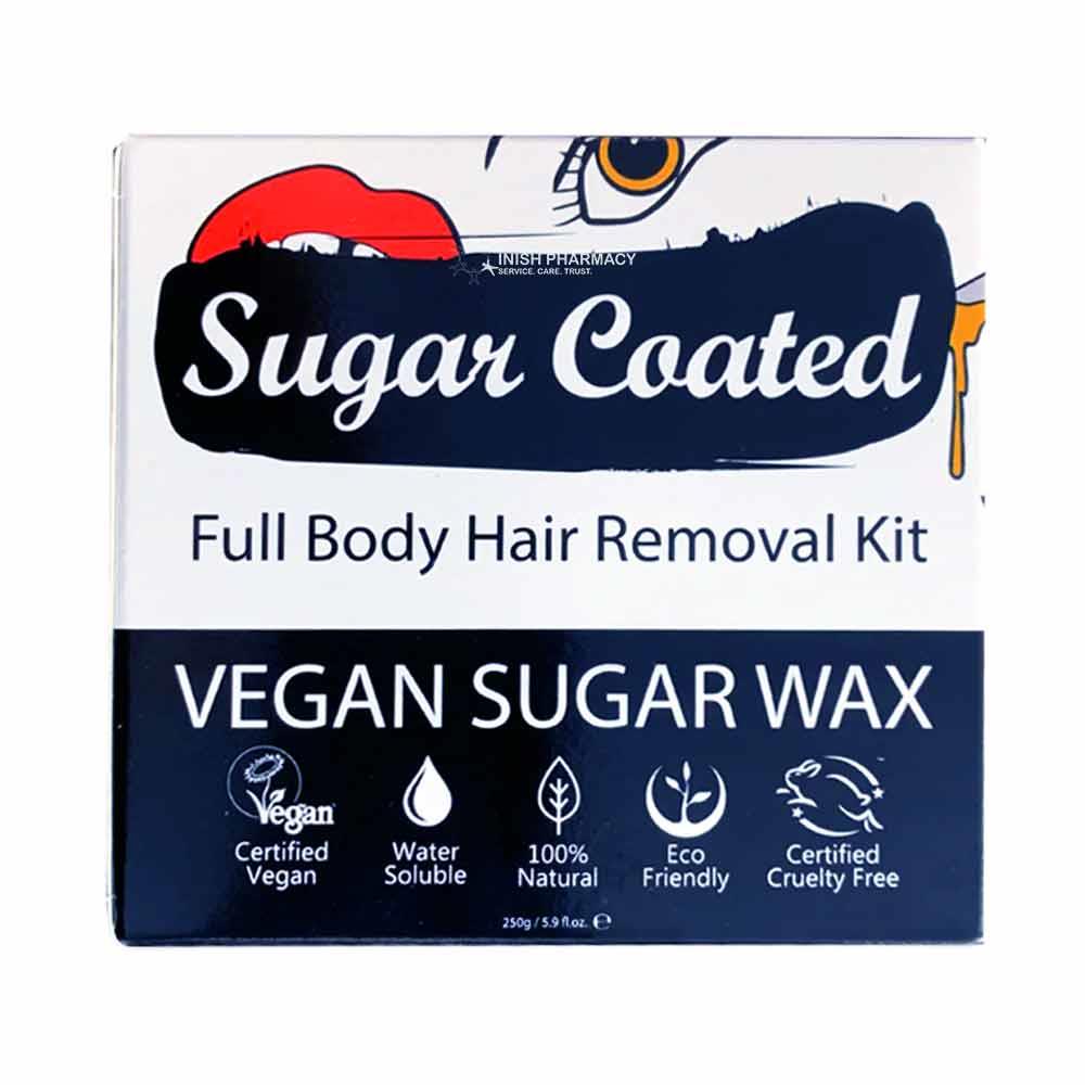 Sugar Coated Full Body Hair Removal Kit Vegan Sugar Wax