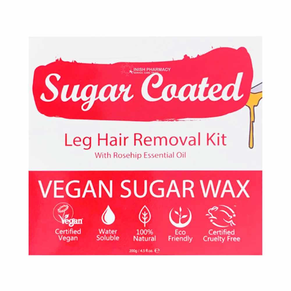 Sugar Coated Leg Hair Removal Kit Vegan Sugar Wax