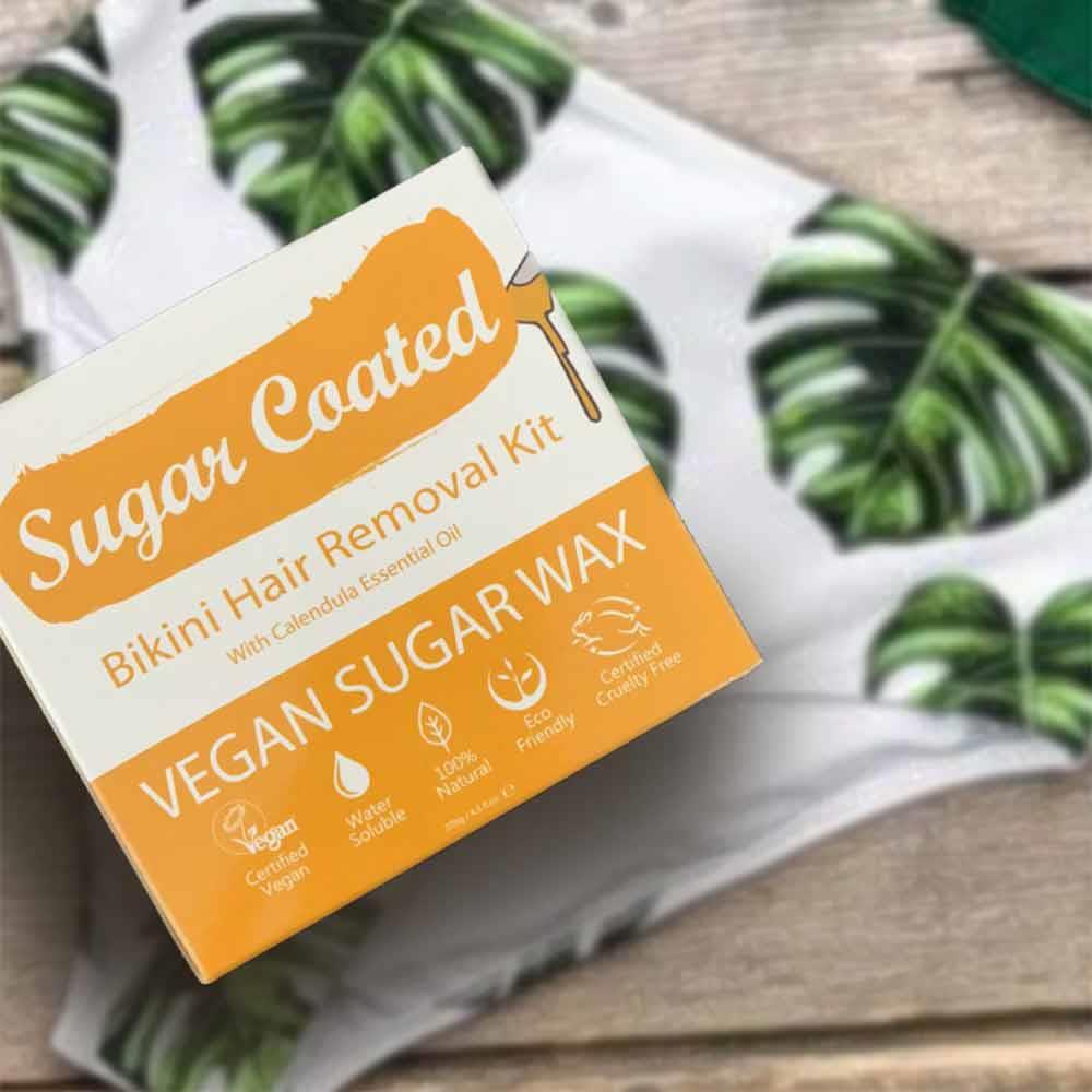 Sugar Coated Bikini Hair Removal Kit Vegan Sugar Wax