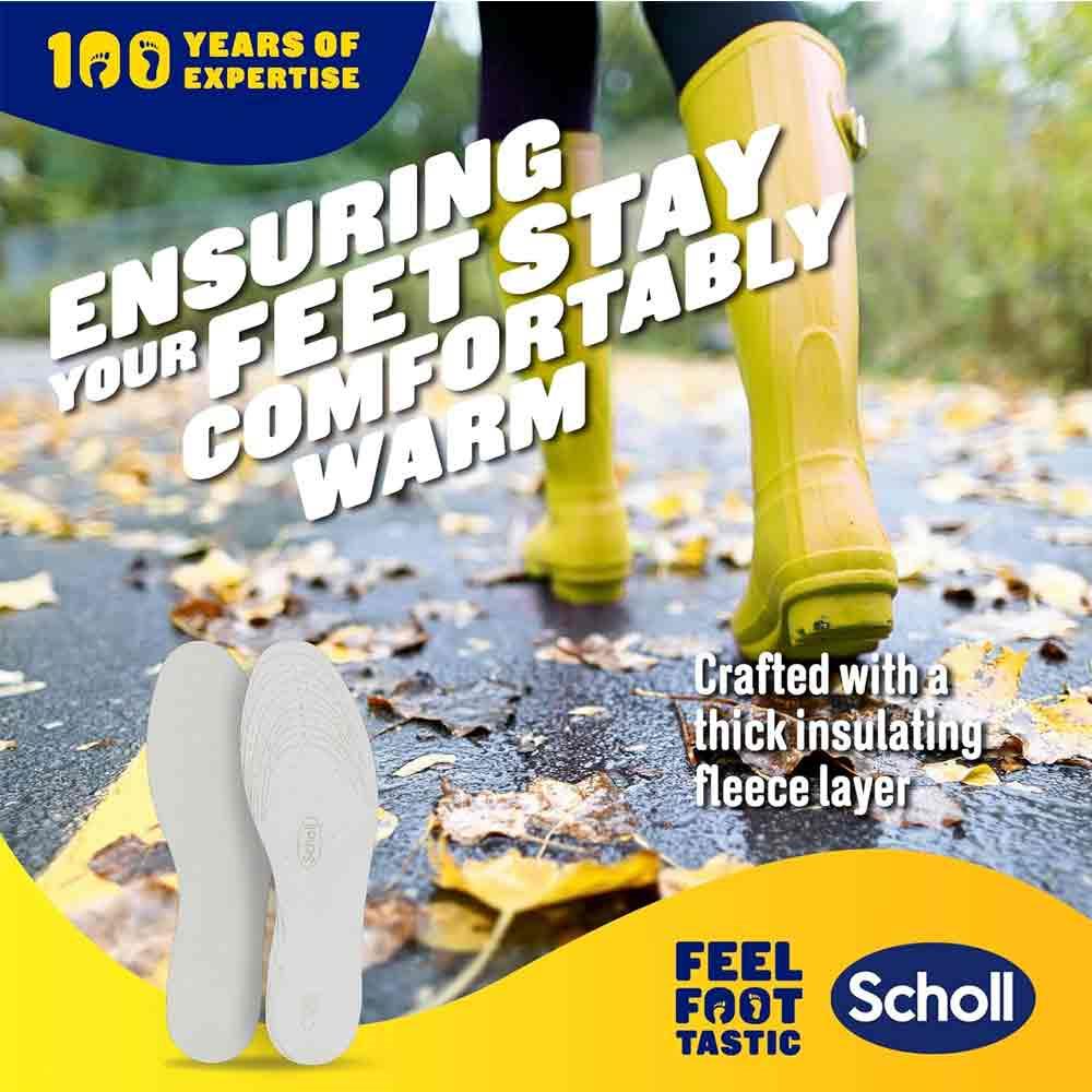 Scholl Warm Feet Insoles 1 Pair