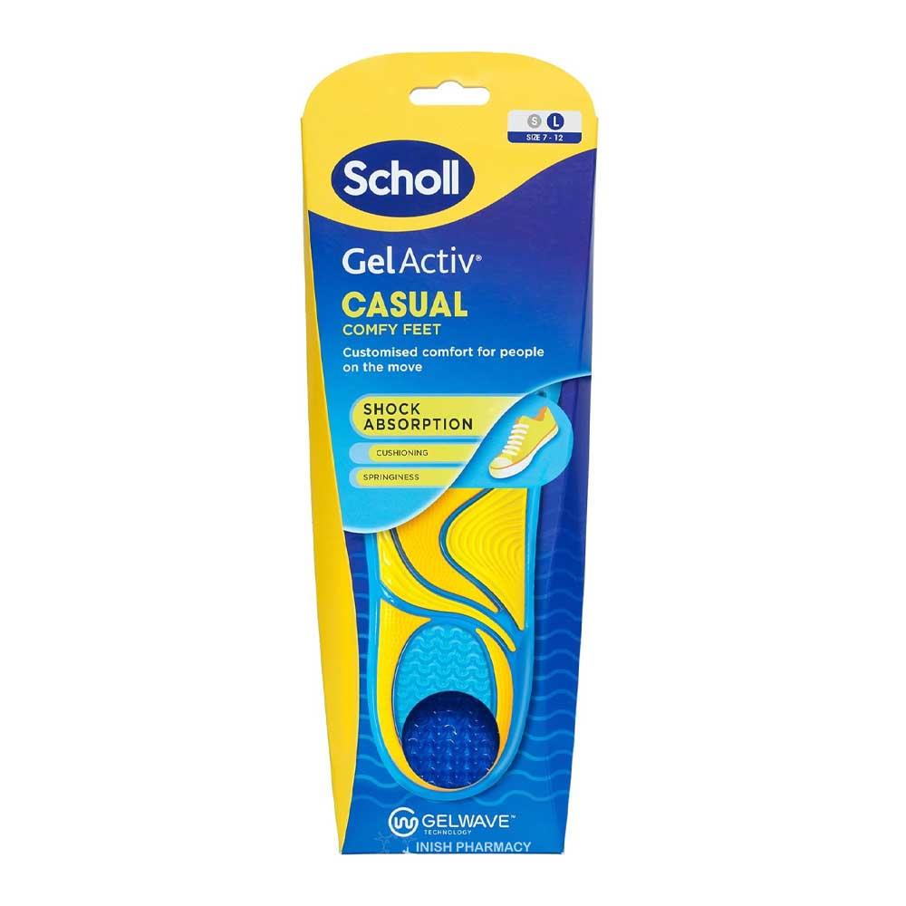 Scholl Gel Activ Casual Insoles 1 Pair - Large
