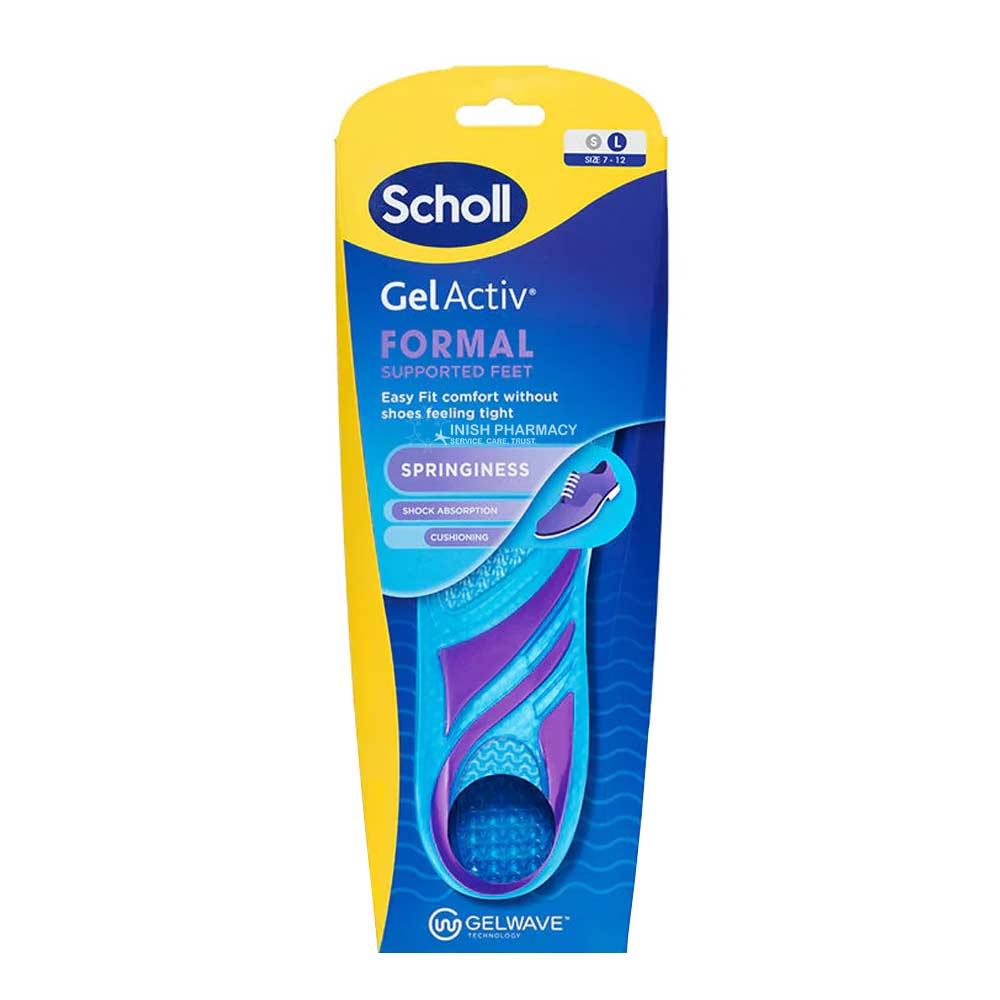 Scholl Gel Activ Formal Insoles 1 Pair - Large