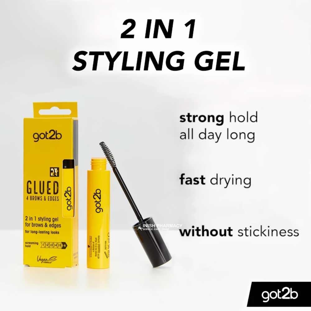 Schwarzkopf Got2b Glued 4 Brows & Edges 2in1 Gel