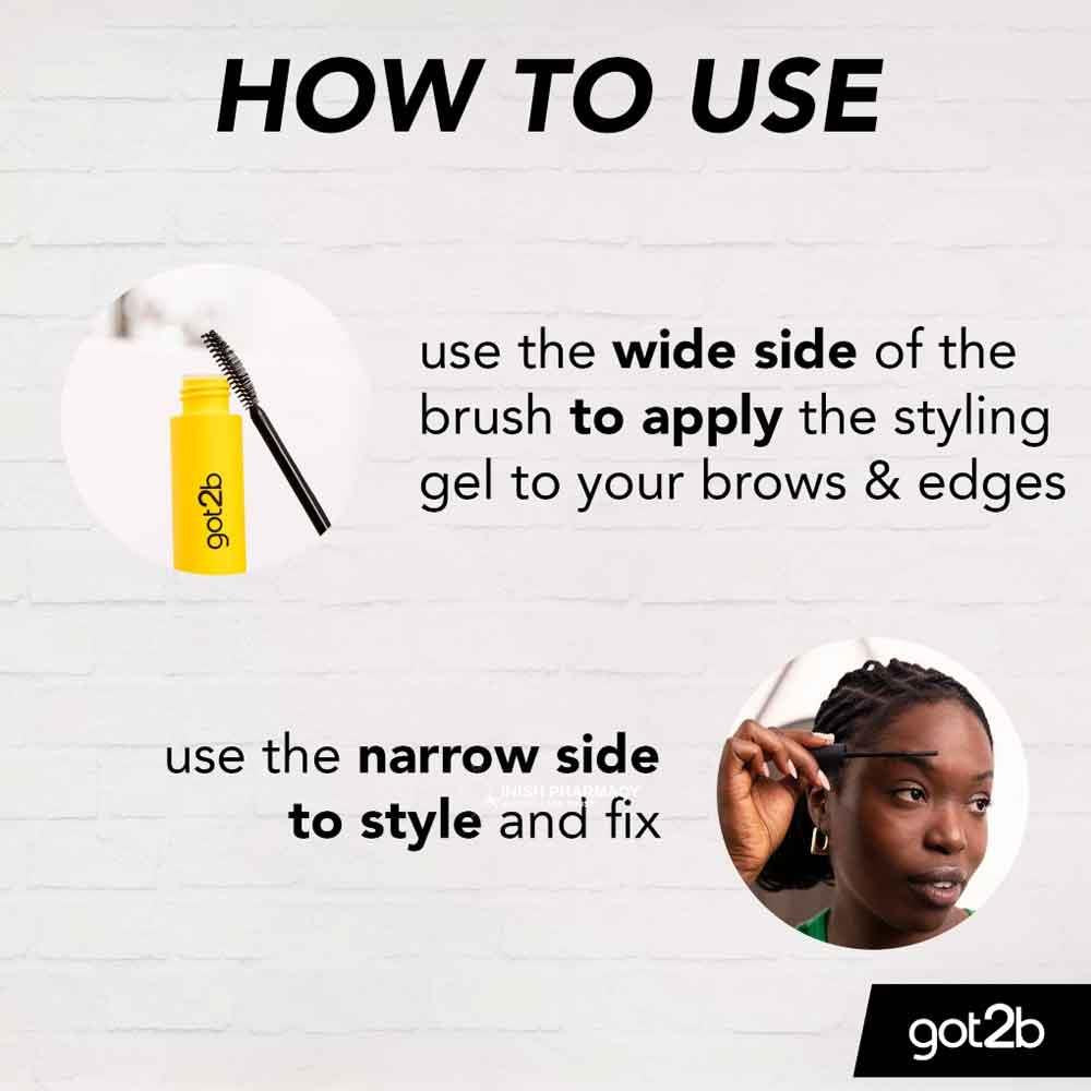 Schwarzkopf Got2b Glued 4 Brows & Edges 2in1 Gel