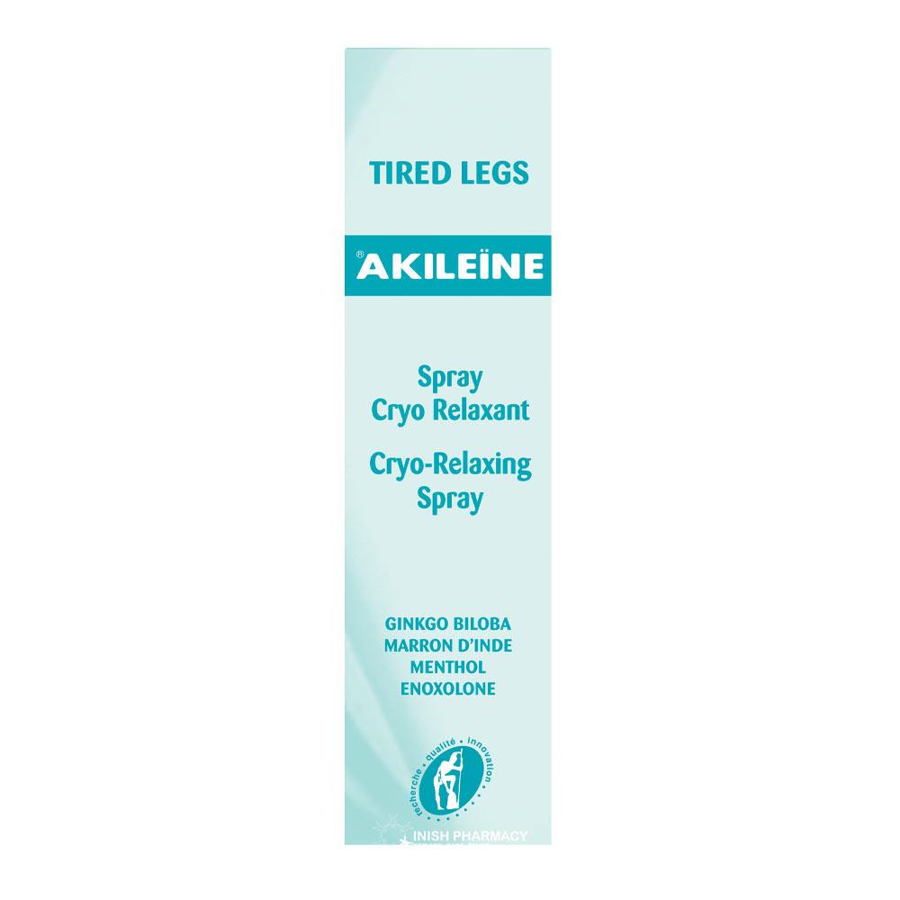 Akileine Cryo Relaxant Spray For Tired Legs 75ml – dermatologist-developed for healthy skin