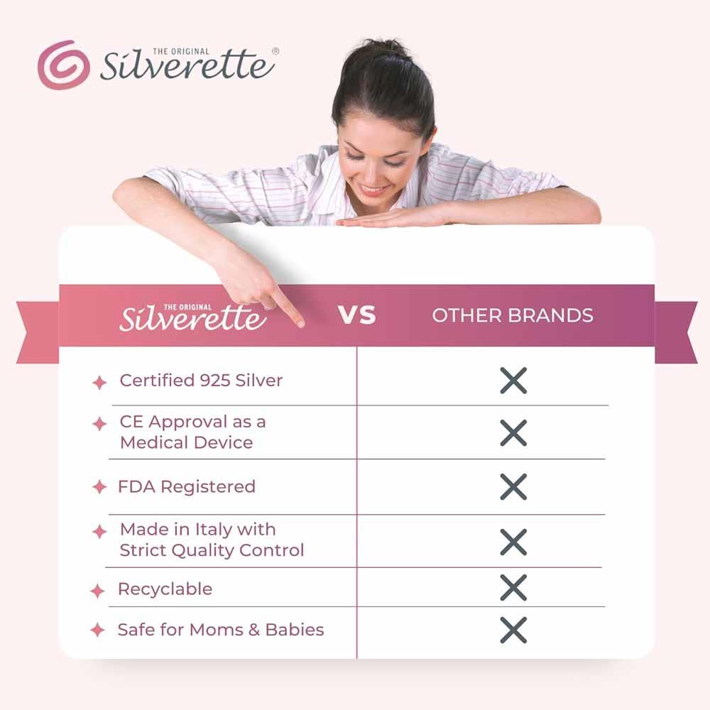 Silverette The Original Silver Nursing Cups XL 2 Pieces