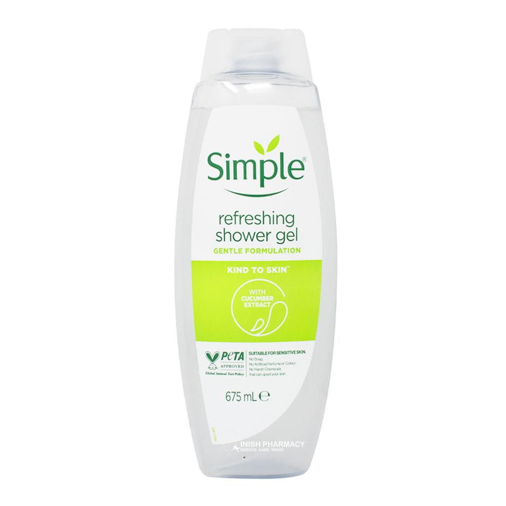 Simple Kind to Skin Refreshing Shower Gel 675ml