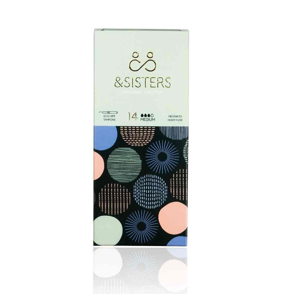 &Sisters Eco-Applicator Tampons Medium 14 Pack