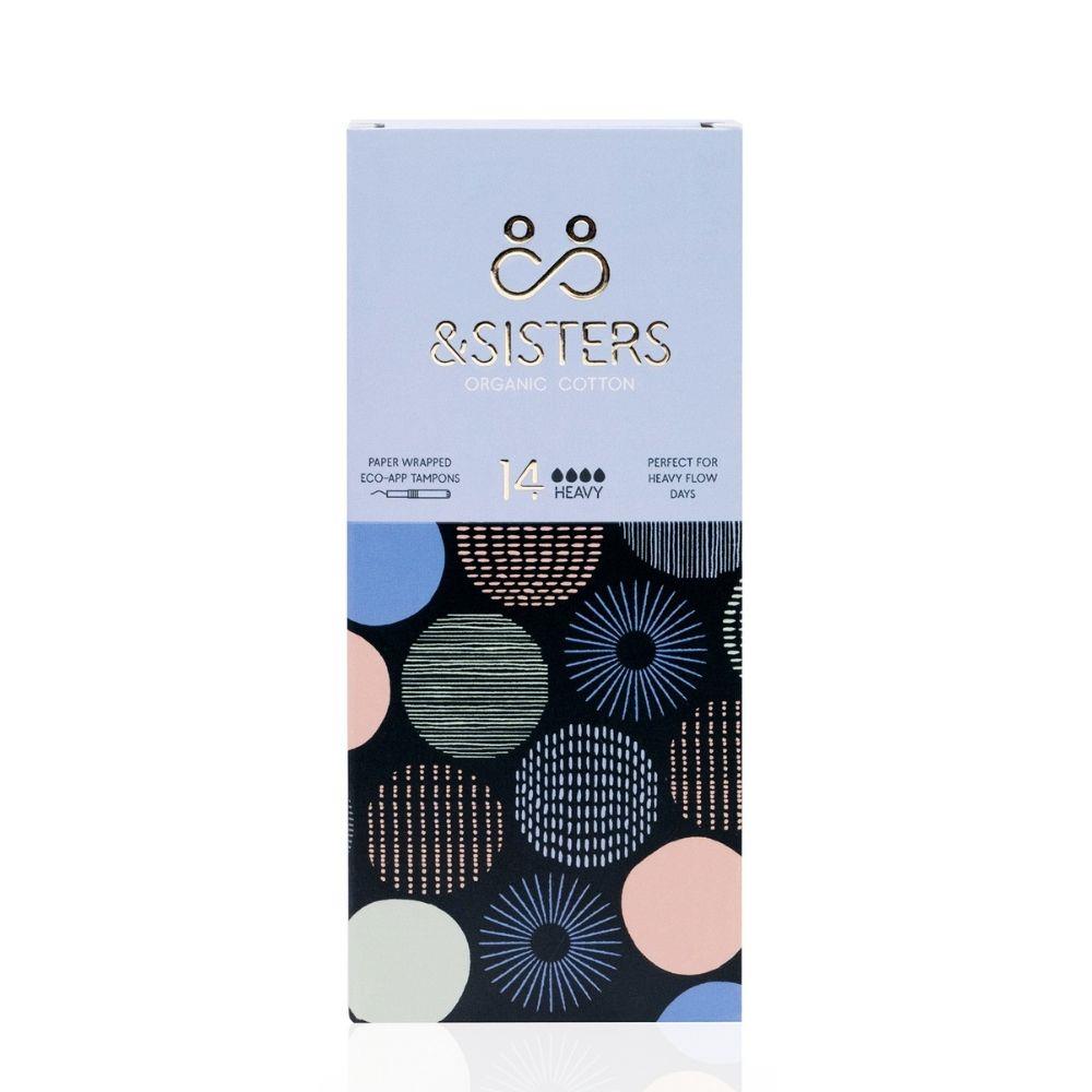 &Sisters Eco-Applicator Tampons Heavy 14 Pack