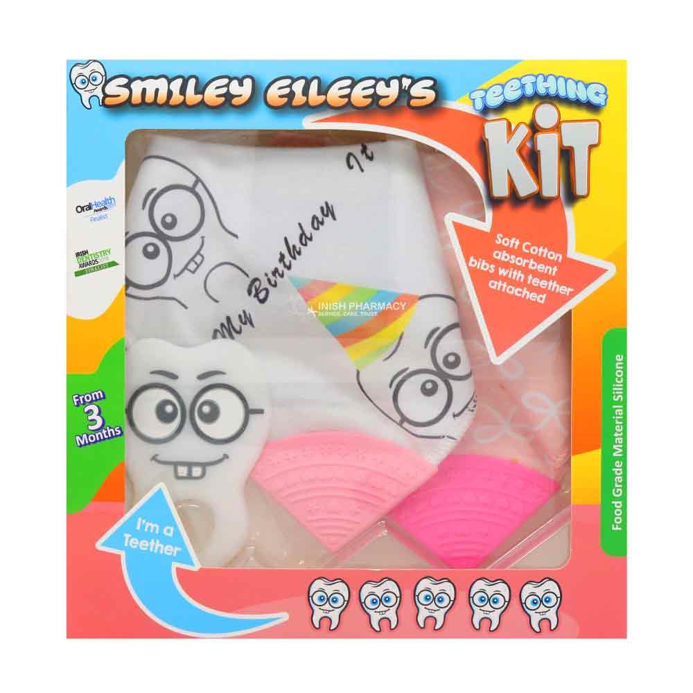Smiley Eileey's Teething Kit - Its My Birthday - Pink