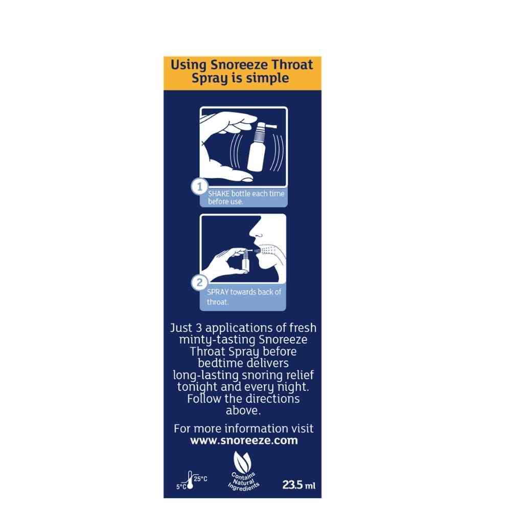 Snoreeze Snoring Relief Throat Spray
