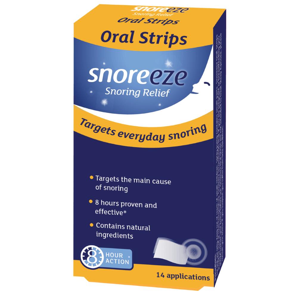 Snoreeze Snoring Relief Oral Strips 14 Pack