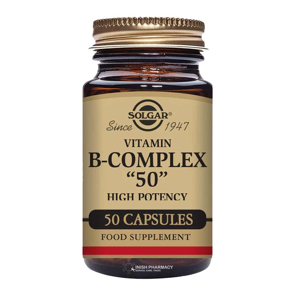 Solgar Vitamin B Complex Multiple 50 Capsules