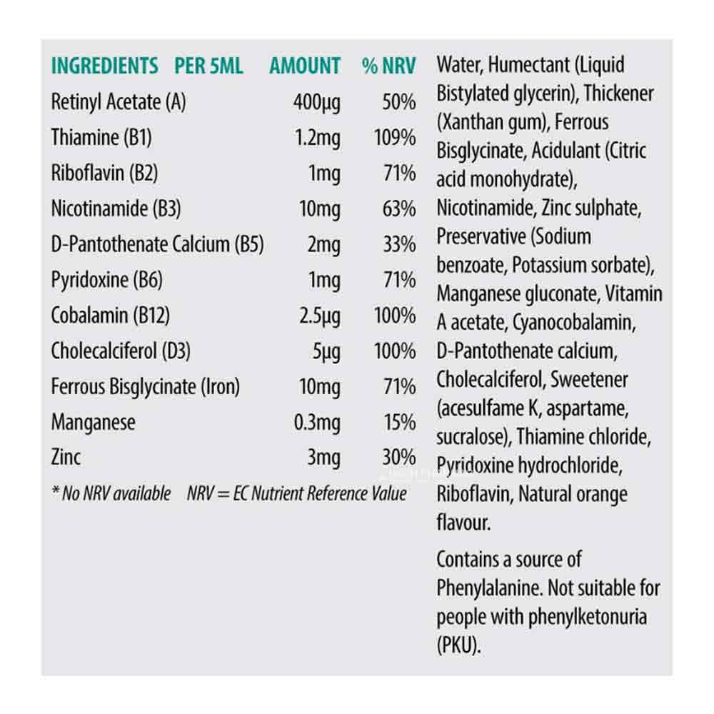 Sona Iron Complete Max Orange Flavour 200ml
