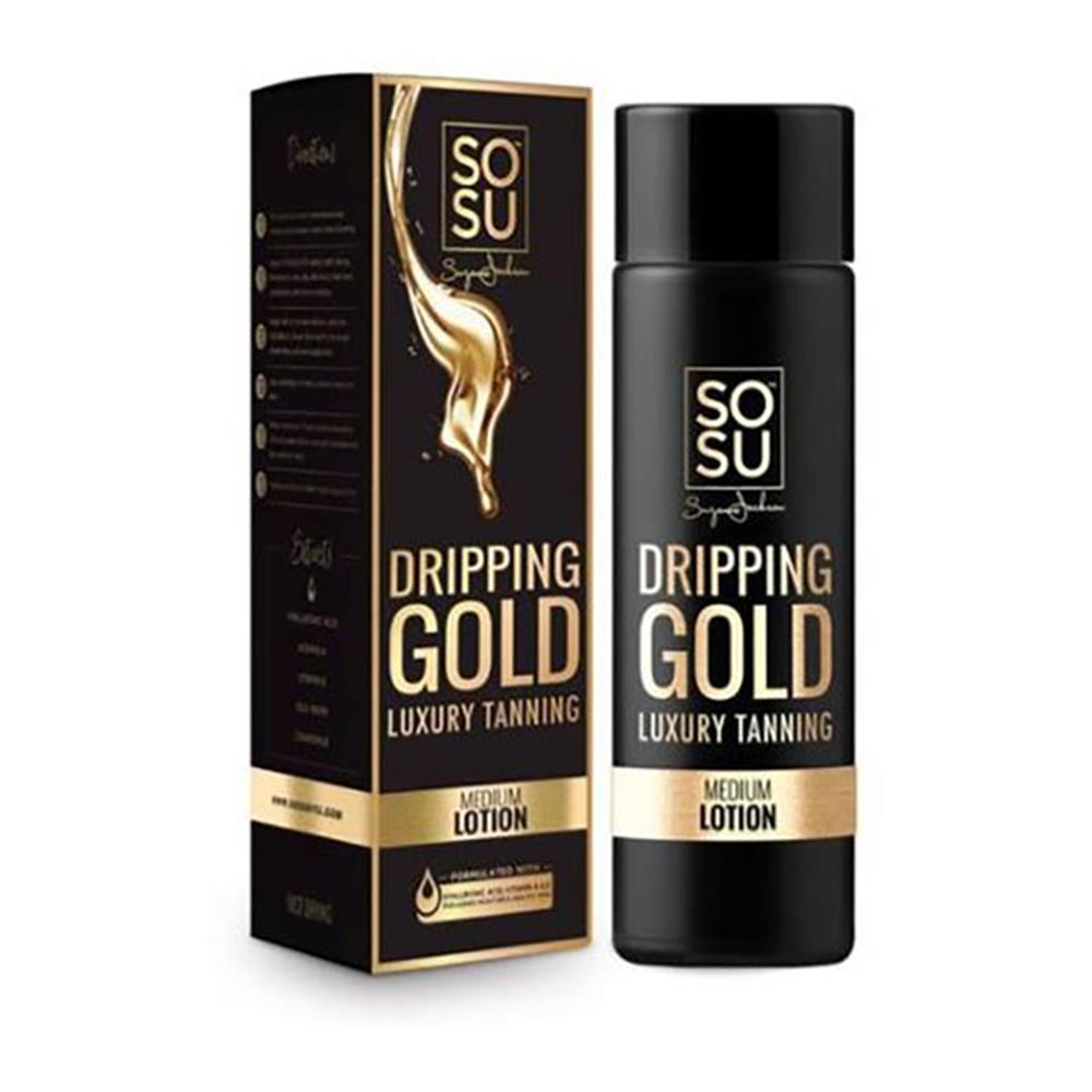 SOSU Dripping Gold Luxury Tanning Lotion Medium 200ml