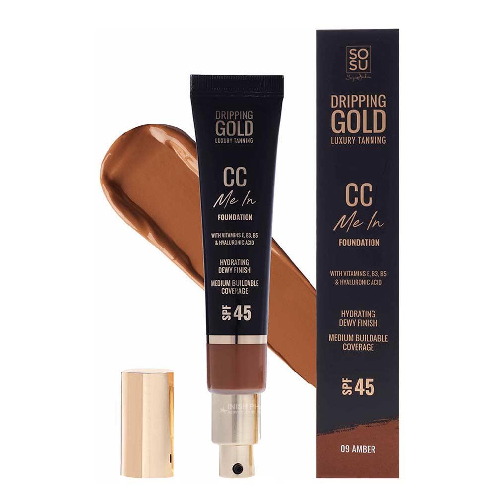 SOSU Dripping Gold CC Me In Foundation 09 Amber