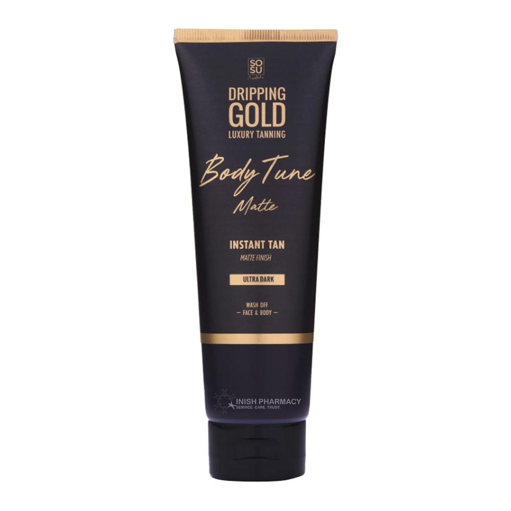 SOSU Dripping Gold Body Tune Instant Tan Matte Ultra Dark 125ml