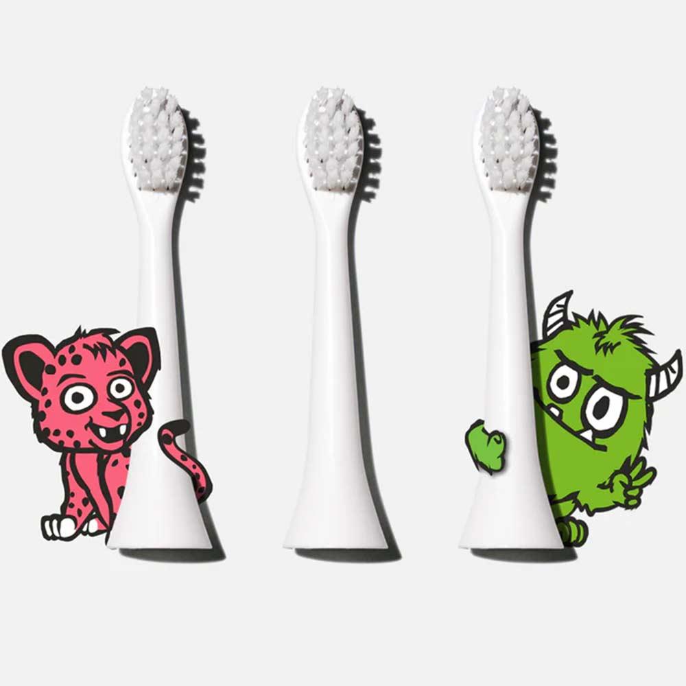 Spotlight Oral Care Kids Replacement Heads For Rechargeable Toothbrush 3 Pack