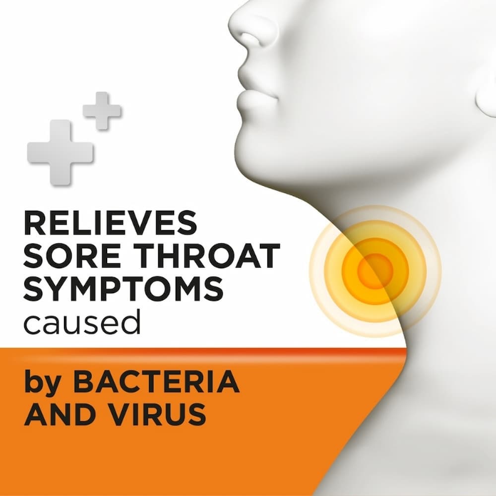 Strepsils Orange With Vitamin C Lozenges 24 Pack