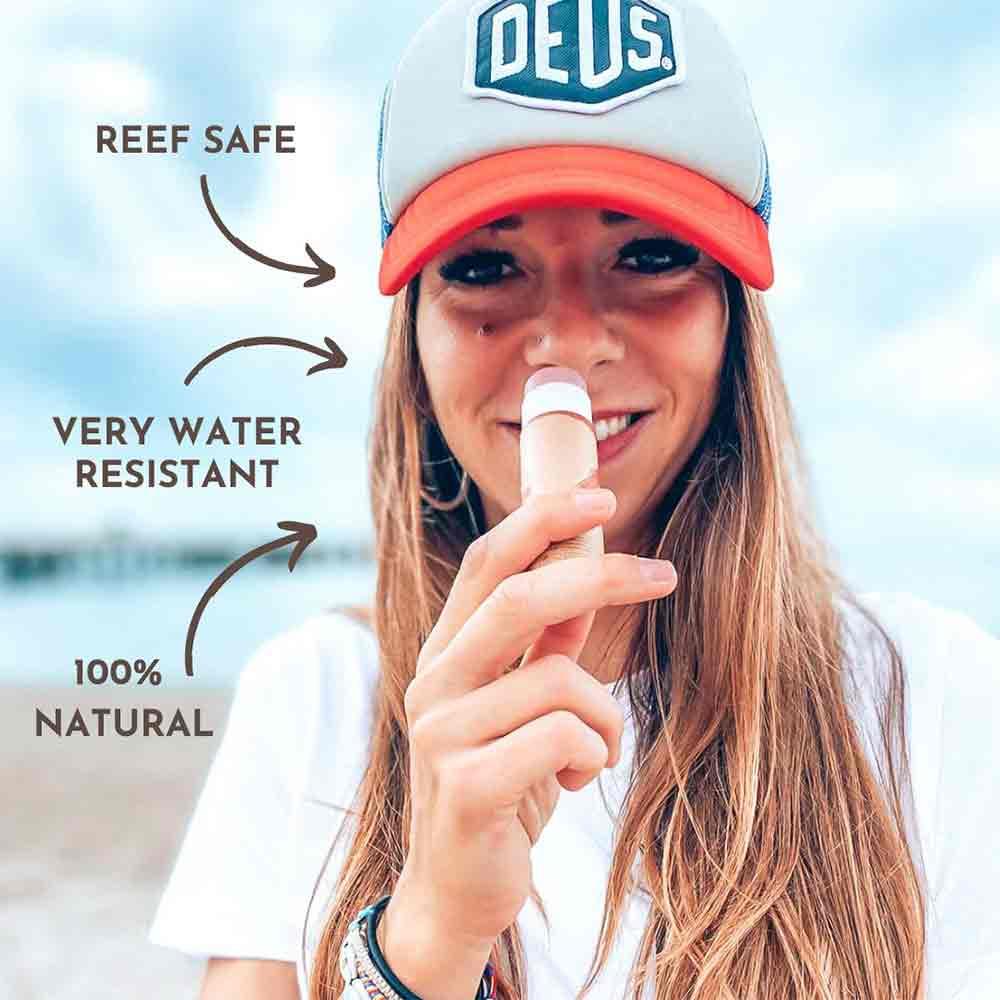 Suntribe Zinc Stick 100% Natural SPF50 - Pretty Pink