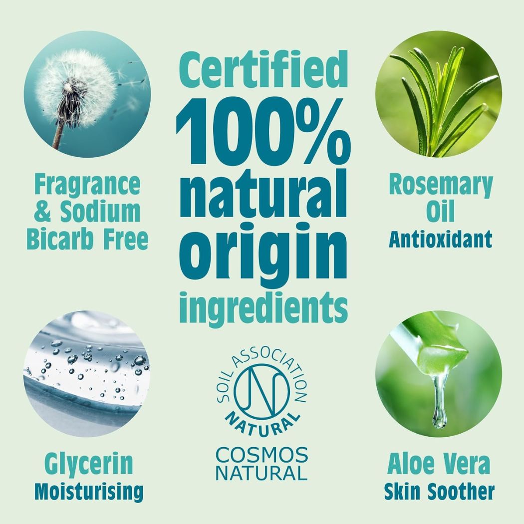 Salt of the Earth Unscented Natural Deodorant Roll-On 75ml