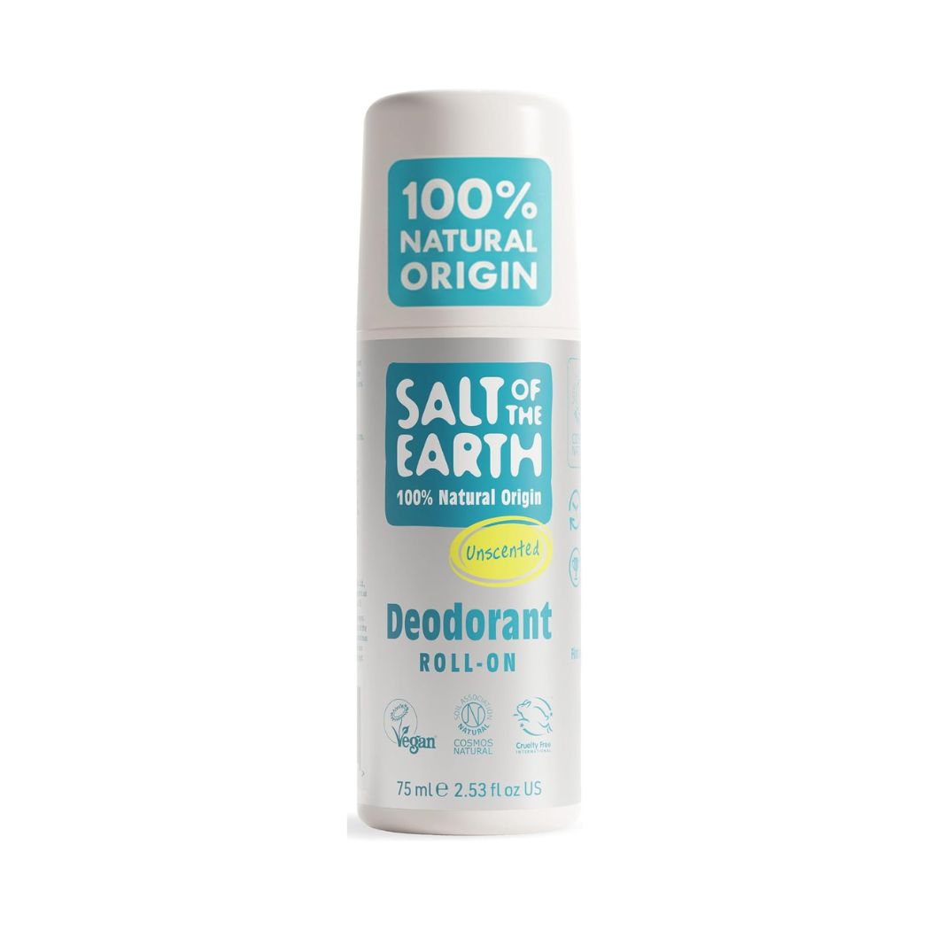 Salt of the Earth Unscented Natural Deodorant Roll-On 75ml