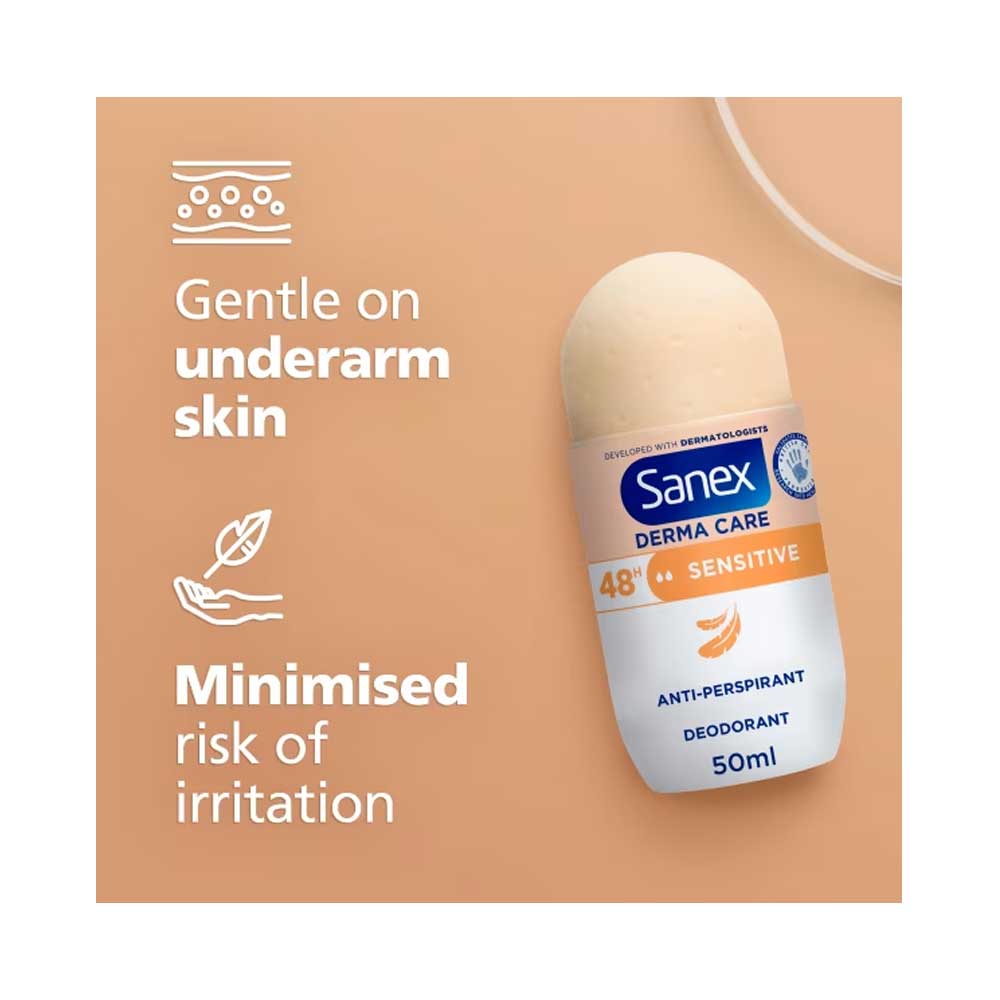 Sanex Sensitive 48hr Anti Perspirant Roll On 50ml