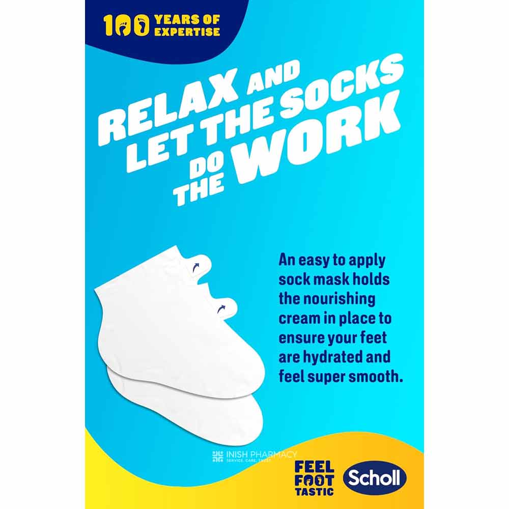 Scholl PediMask Foot Mask with Manuka Honey 1 Pair
