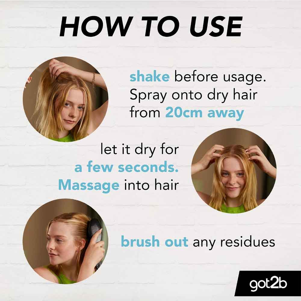 Schwarzkopf Got2b Instant Refresh Dry Shampoo Extra Volume 200ml