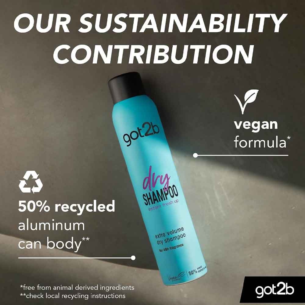Schwarzkopf Got2b Instant Refresh Dry Shampoo Extra Volume 200ml