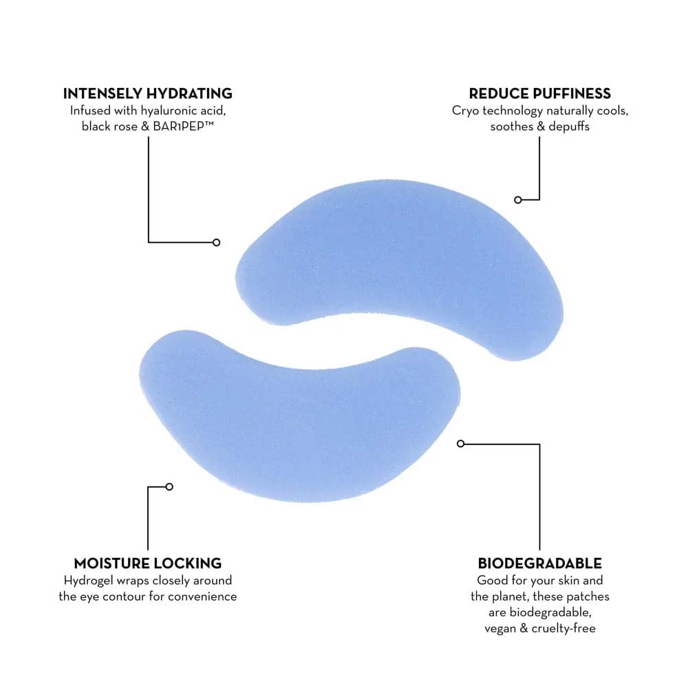 Seoulista Beauty Hydrate Eye Lift Cryo Cooling Eye Patches 3 Pairs