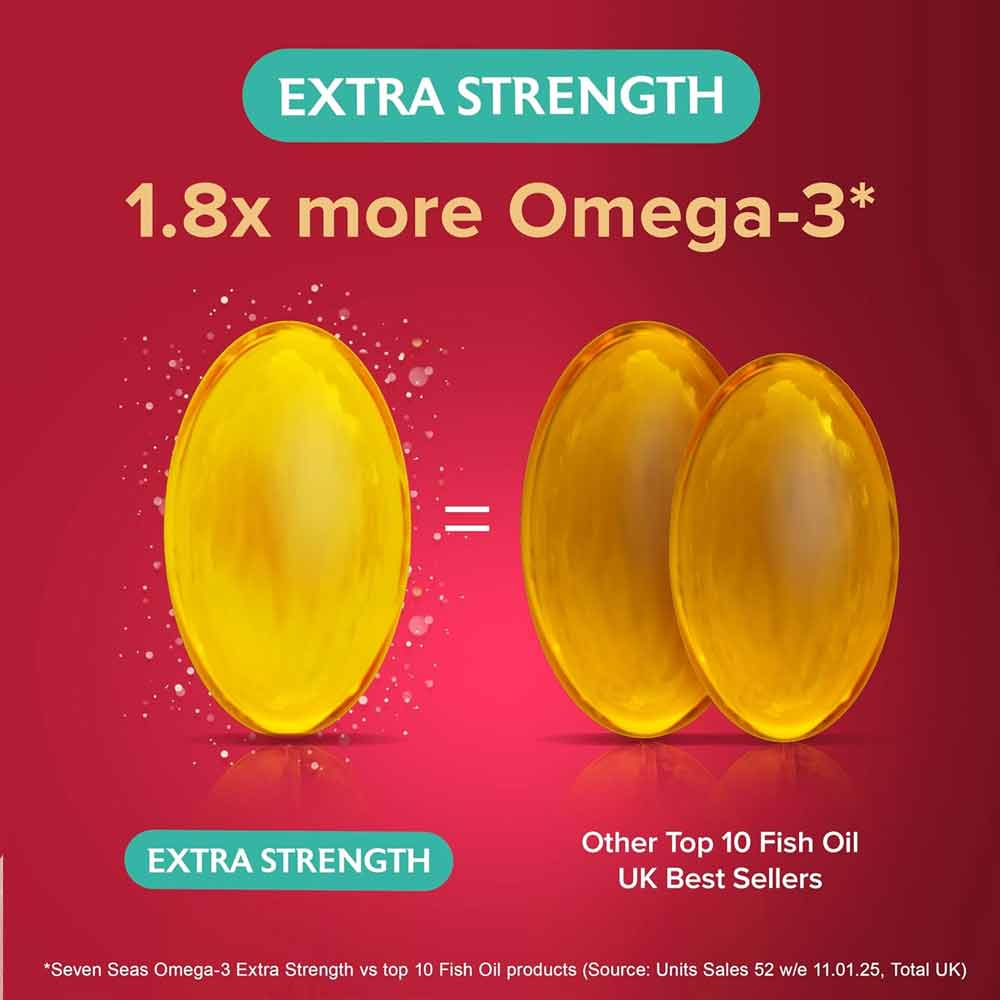 Seven Seas Omega 3 Extra Strength 1250mg 30 Pack