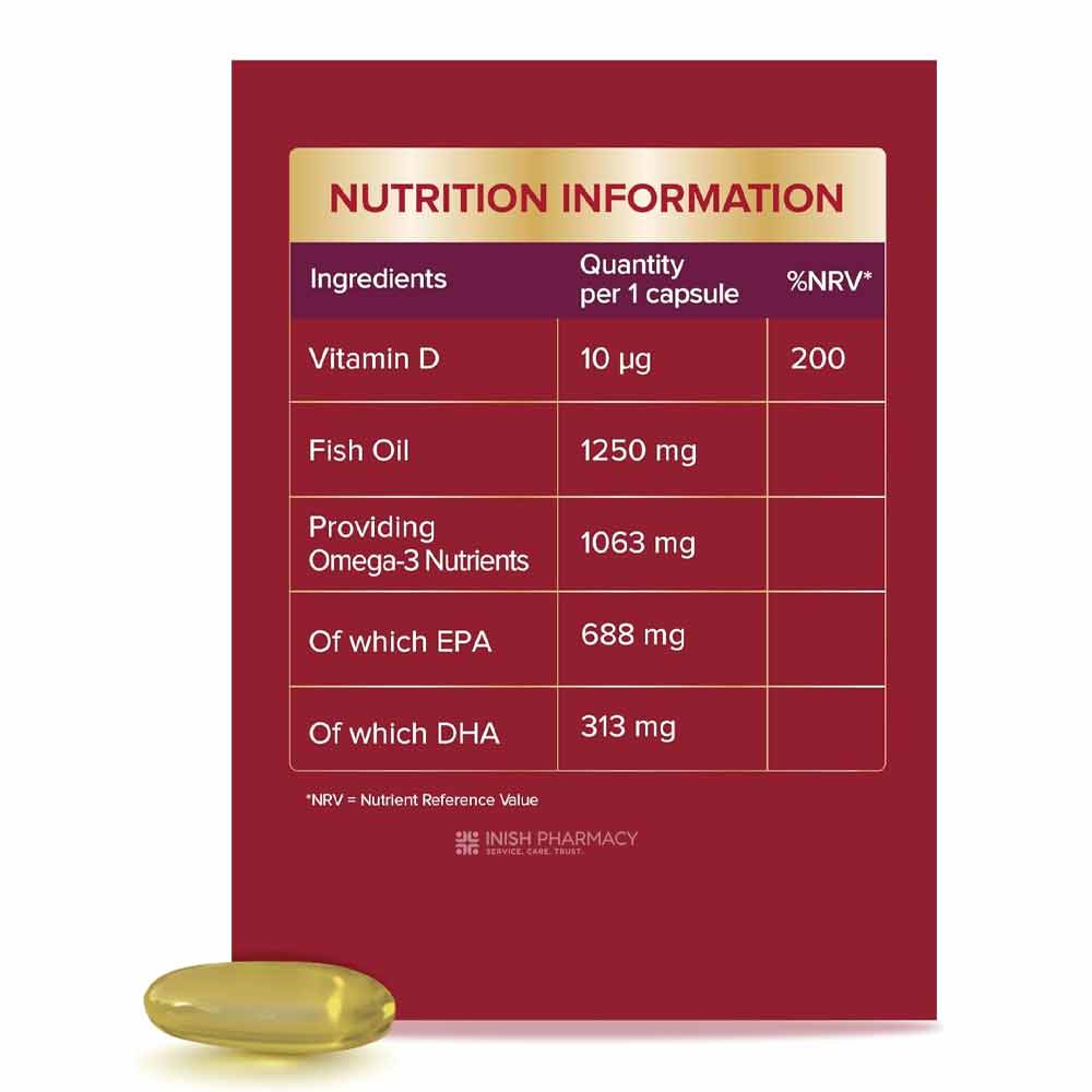 Seven Seas Omega 3 Max Strength 1250mg 30 Pack