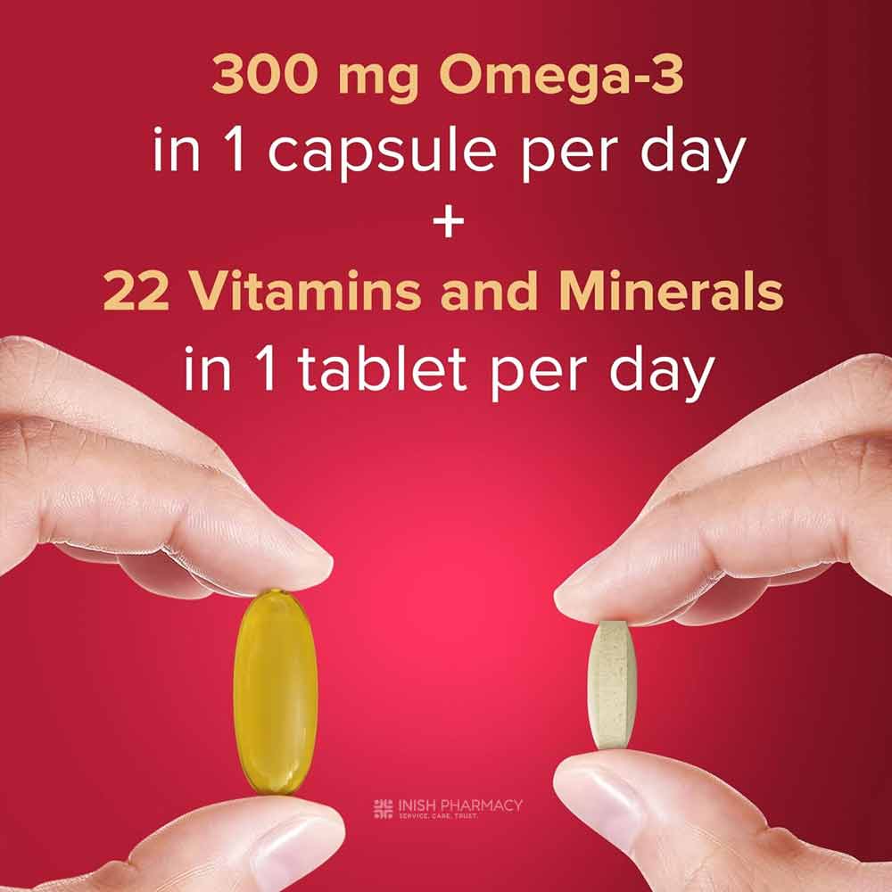 Seven Seas Omega 3 & Multivitamin Man 30 Day Duo Pack
