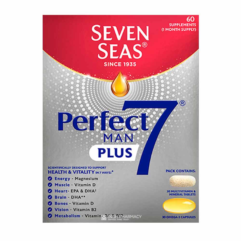 Seven Seas Perfect 7 Man Plus 30 Capsules + 30 Tablets