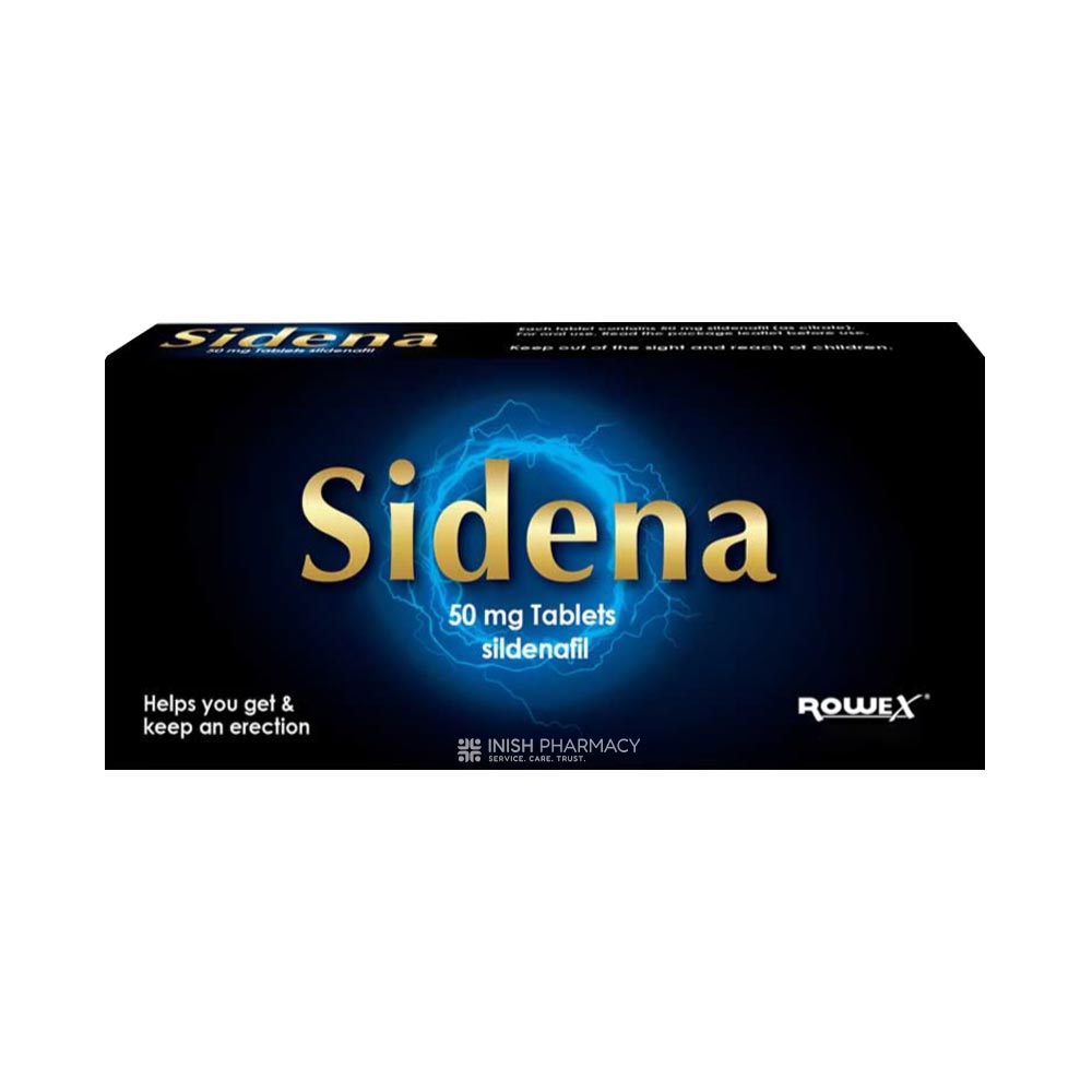 Sidena 50mg Sildenafil Tablets 8 Pack