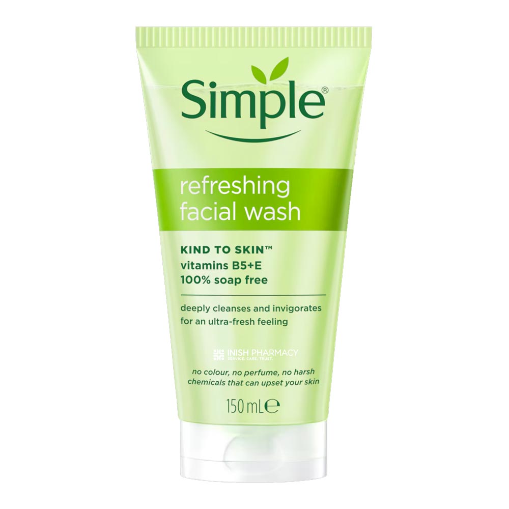 Simple Kind To Skin Refreshing Facial Wash Gel 150ml