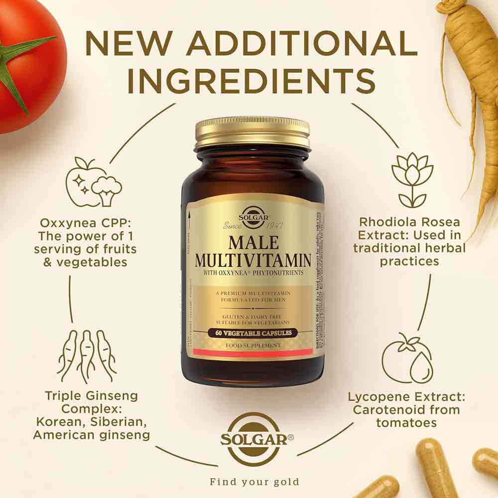 Solgar Male Multivitamin 60 Capsules