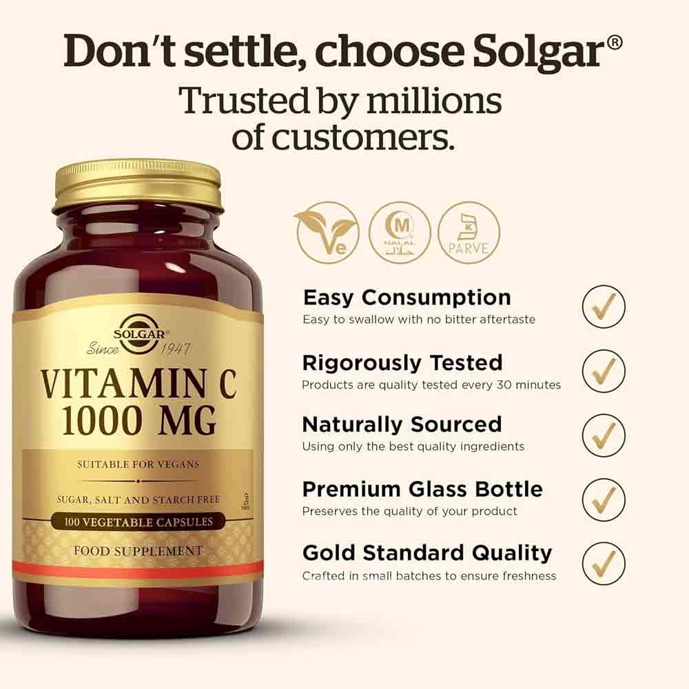Solgar Vitamin C 1000 MG 100 Capsules