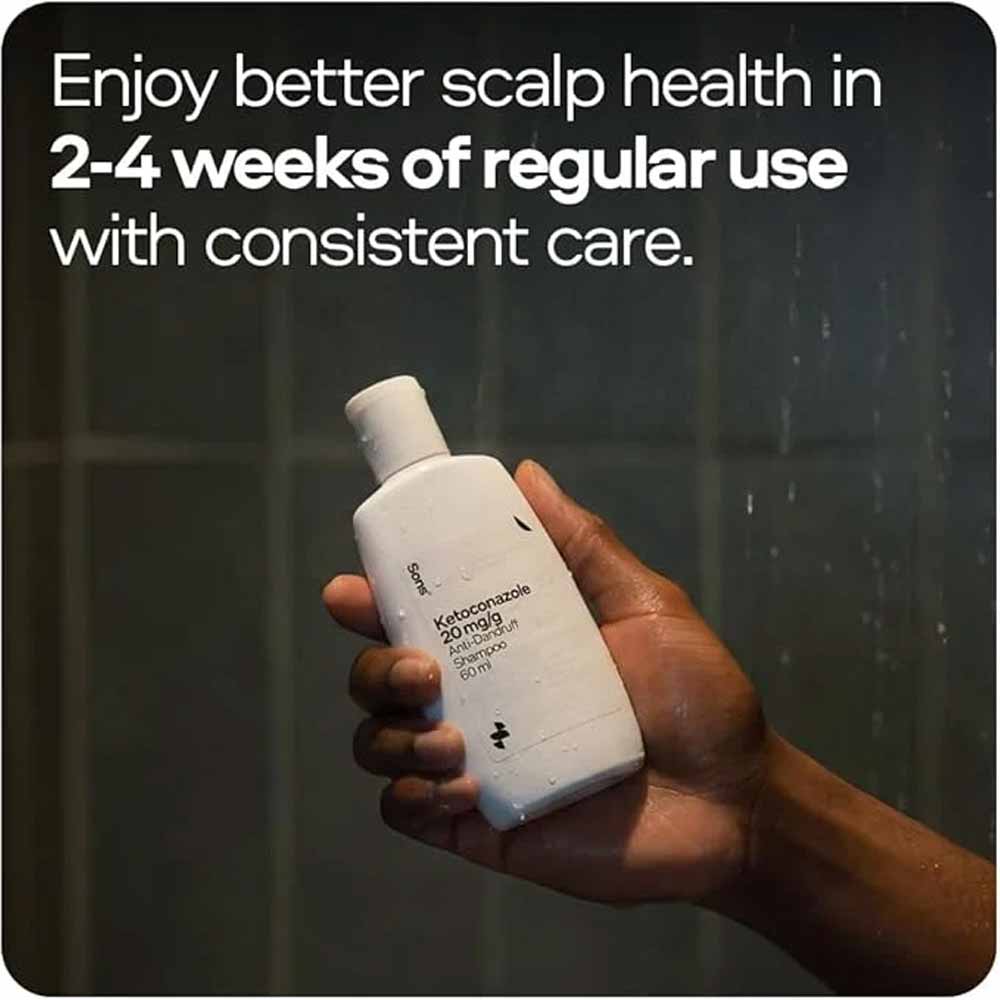 Sons Ketoconazole Shampoo for Dandruff and Red Itchy Scalps 120ml