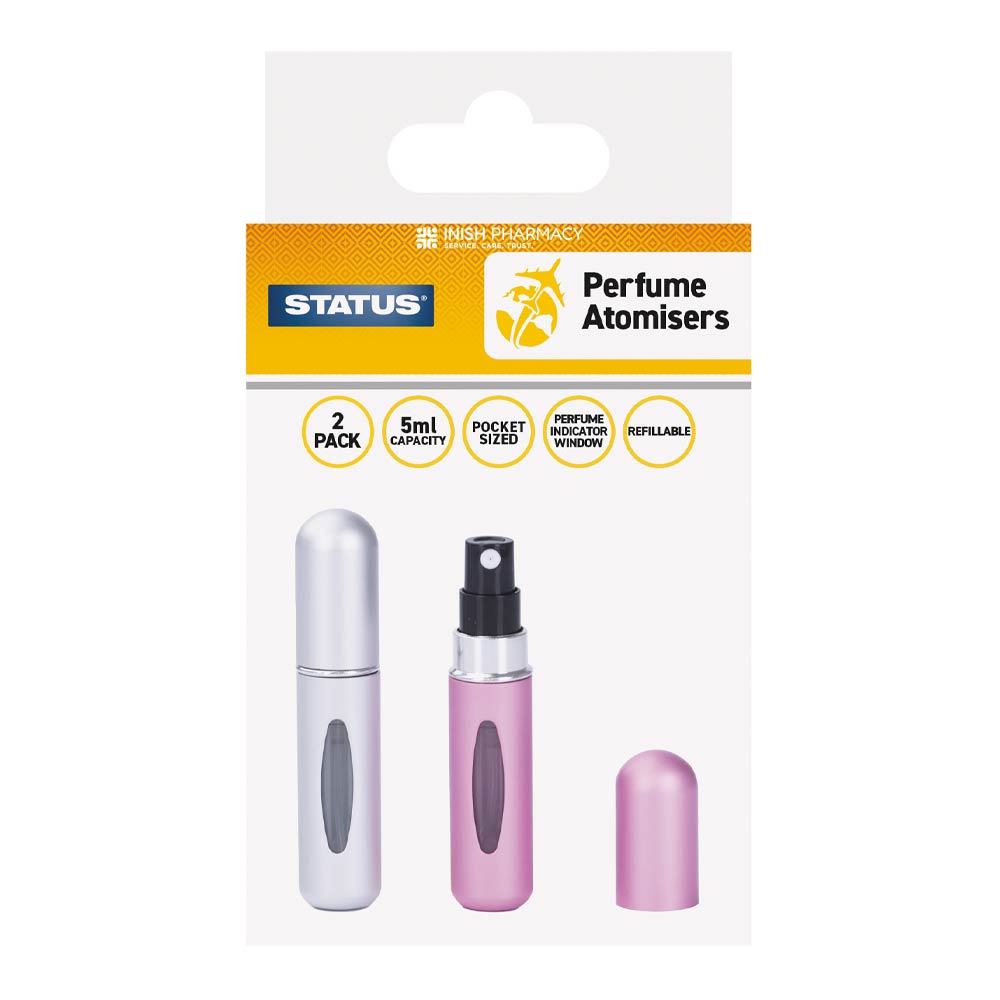 Status Perfume Atomisers 2 Pack