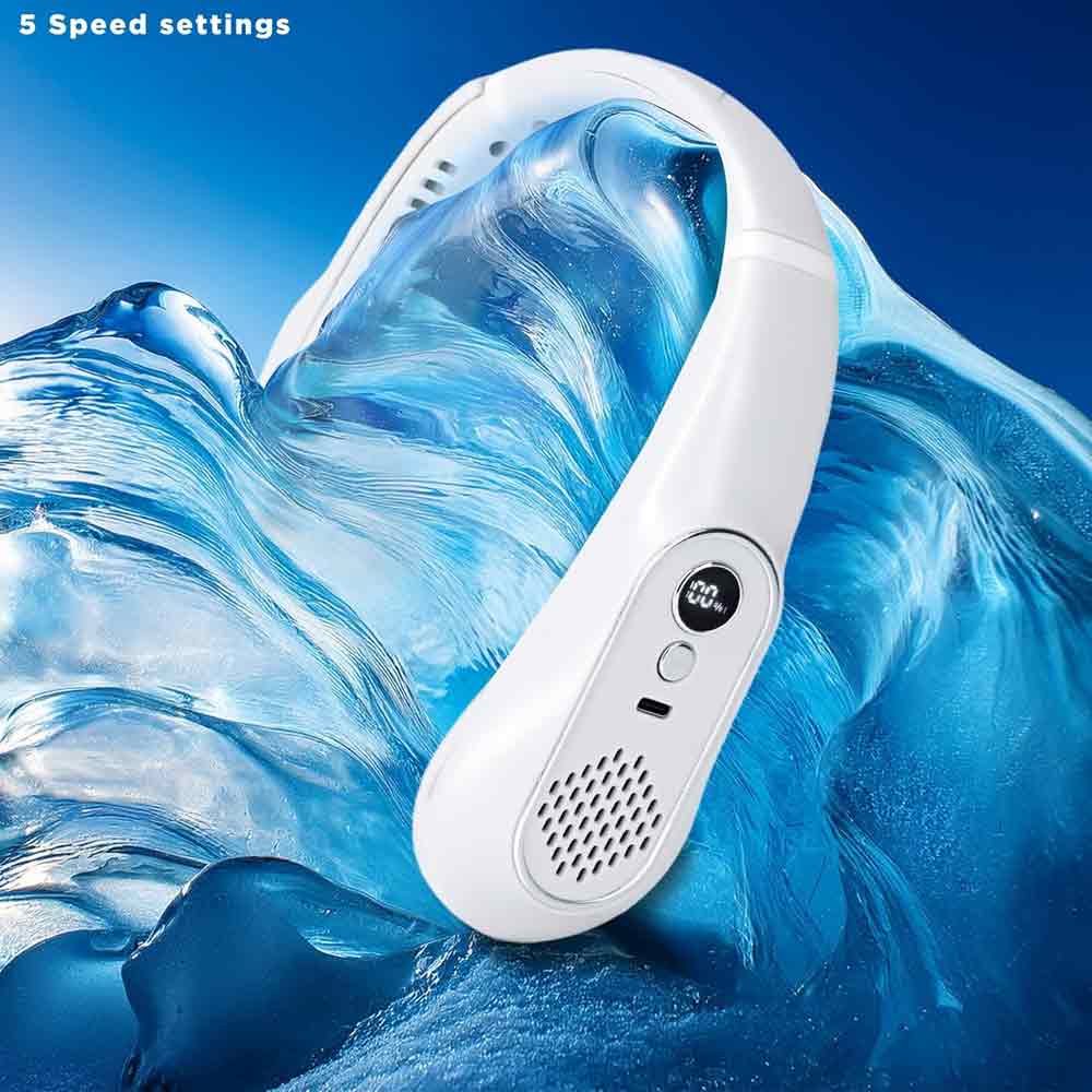 Status USB Rechargeable Neck Fan