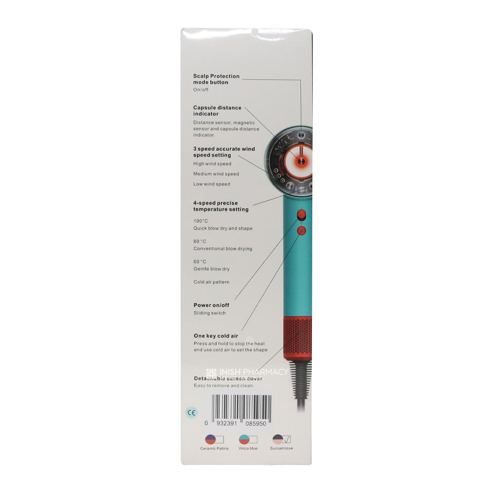 Supersonic Intelligent Hair Dryer Sunset Red