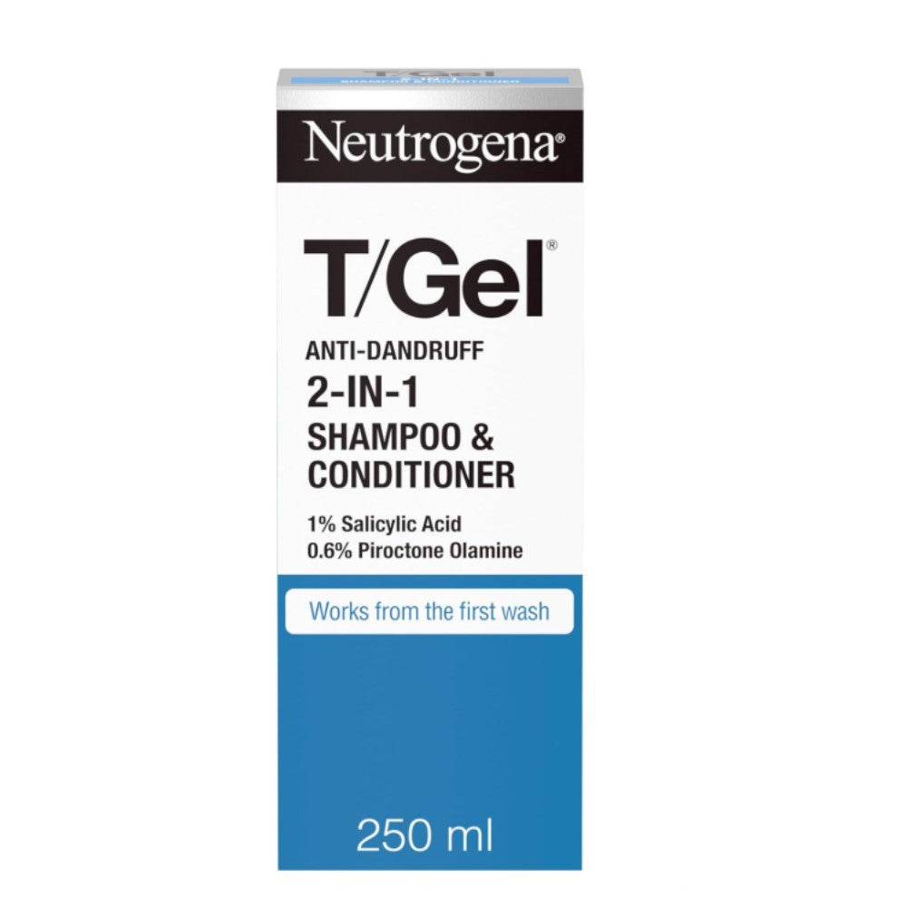 Neutrogena T Gel 2 in 1 Anti Dandruff Shampoo & Conditioner 250ml
