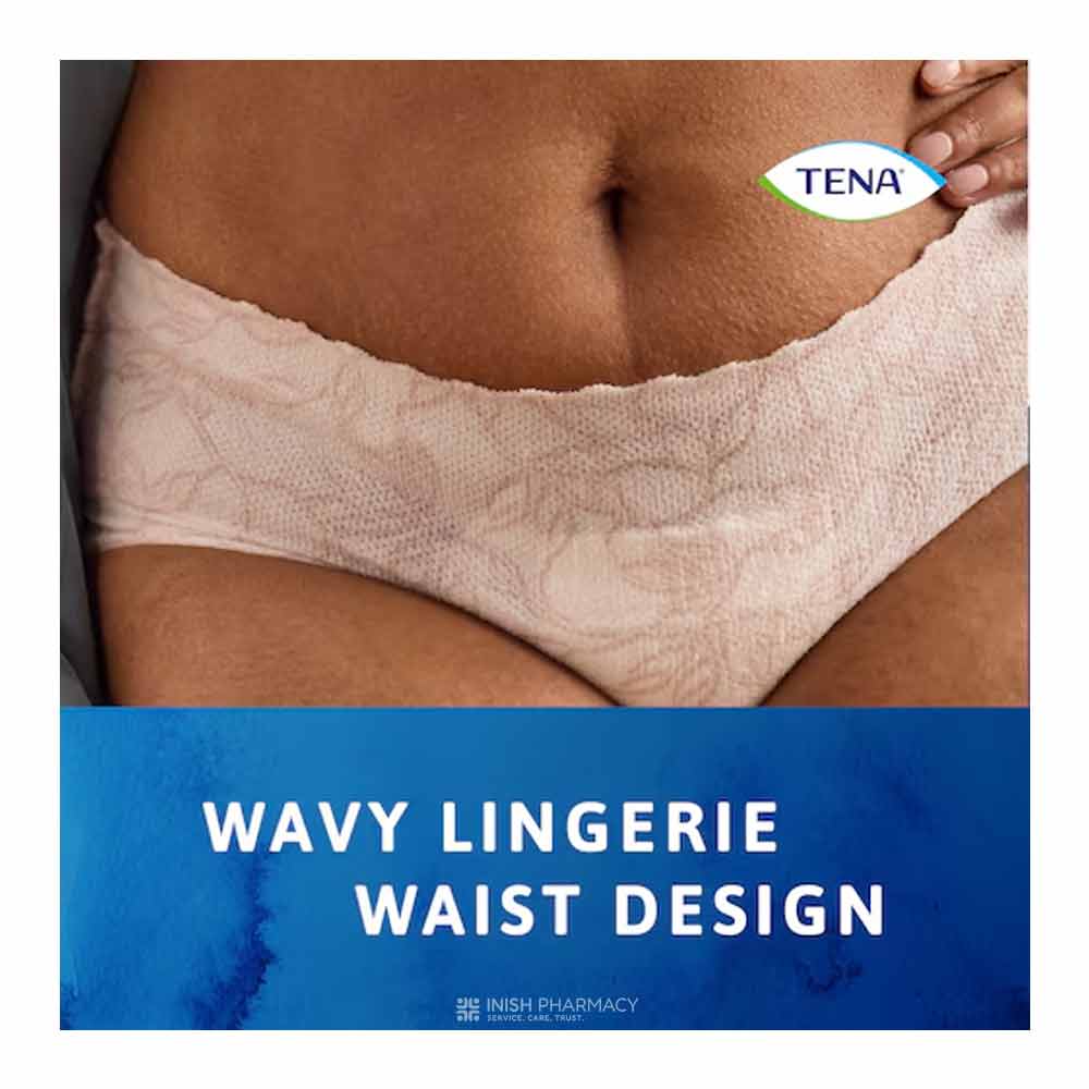 Tena Silhouette Pants White Medium Plus 12 Pack