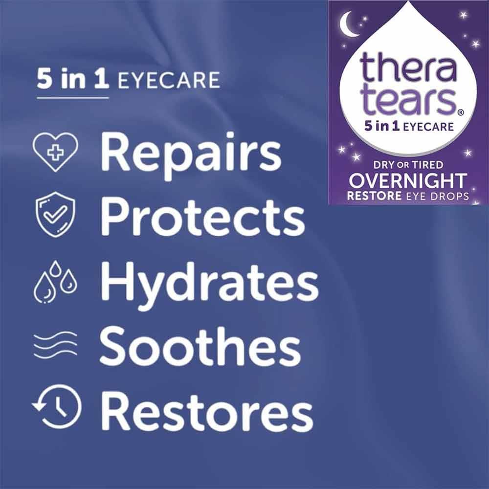 Thera Tears Overnight Restore Eye Drops 10ml