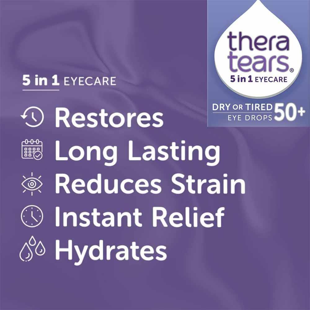 Thera Tears Dry or Tired Eye Drops 50+ 10ml