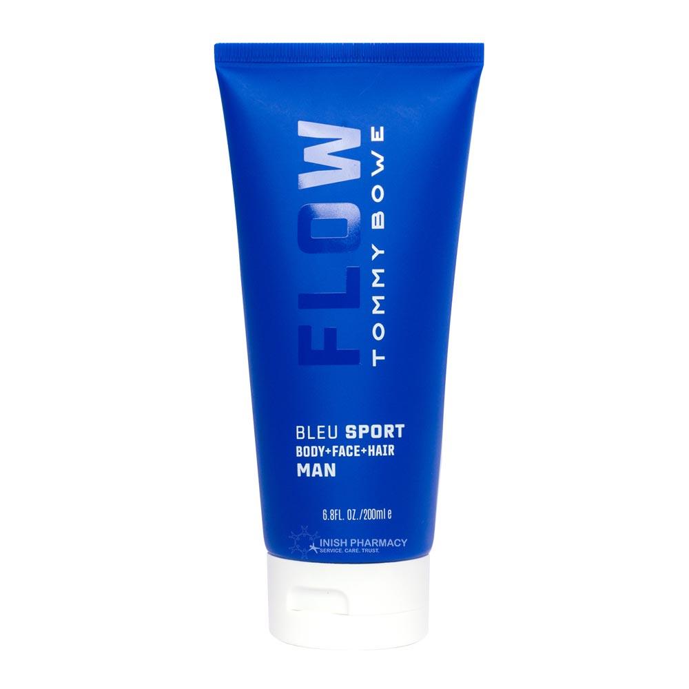 Tommy Bowe Flow Bleu Sport Face Body & Hair Wash 200ml