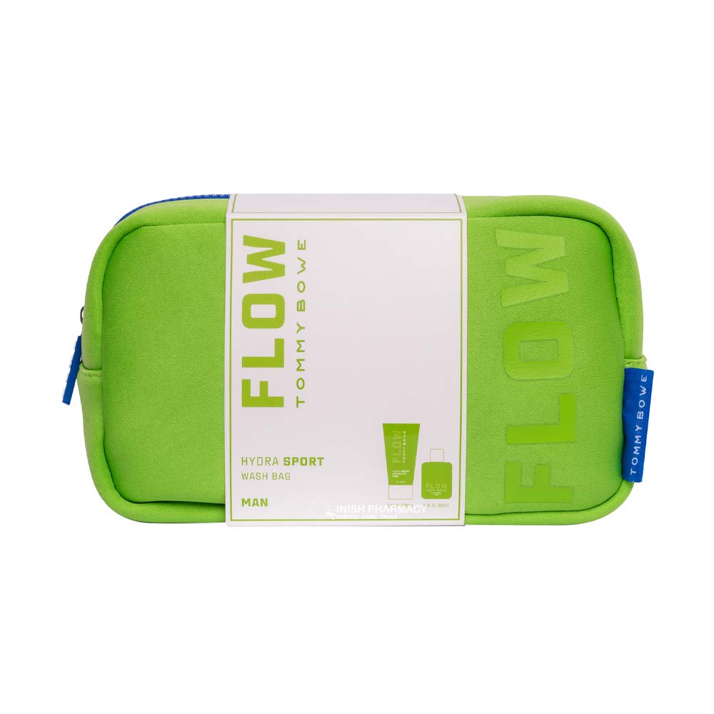 Tommy Bowe Flow Hydra Sport Wash Bag 2 Piece Giftset